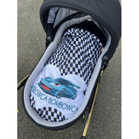 Sleeping bag for carrycot and baby carrier 2in1 "Car" 85x40cm